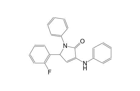 2H-pyrrol-2-one, 5-(2-fluorophenyl)-1,5-dihydro-1-phenyl-3-(phenylamino)-