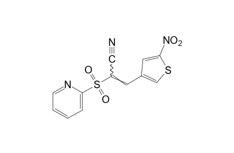5-nitro-alpha-[(2-pyridyl)sulfonyl]-3-thiopheneacrylonitrile