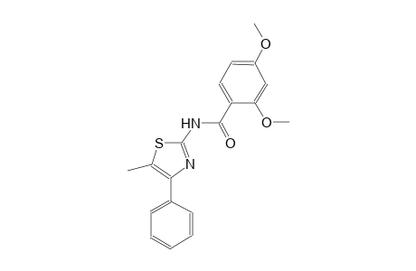 2,4-dimethoxy-N-(5-methyl-4-phenyl-1,3-thiazol-2-yl)benzamide