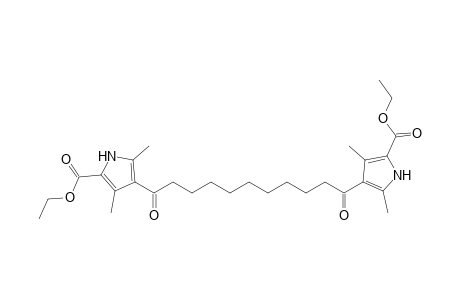 1,11-bis[5-(ethoxycarbonyl)-2,4-dimethylpyrrol-3-yl]-1,11-undecanedione
