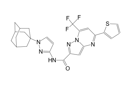 N-[1-(1-adamantyl)-1H-pyrazol-3-yl]-5-(2-thienyl)-7-(trifluoromethyl)pyrazolo[1,5-a]pyrimidine-2-carboxamide