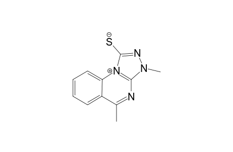 3,5-Dimethyl-3H-[1,2,4]triazolo[4,3-a]quinazolin-10-ium-1-thiolate