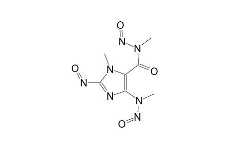 3-Methyl-5-N-nitroso-methylamino-2-nitroso-3-H-imidazole-4-carboxylic acid N-nitroso-methylamide