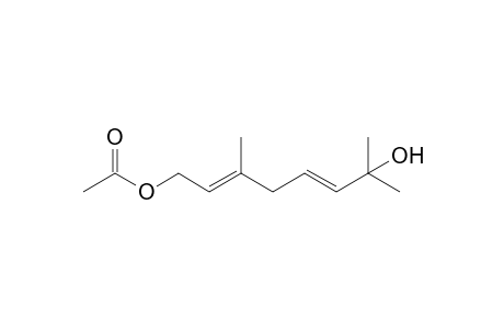 (2E,5E)-1-O-Acetyl-3,7-dimethyl-7-hydroxy-2,5-octadien-1-ol