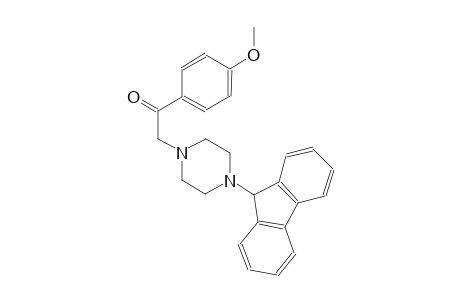 ethanone, 2-[4-(9H-fluoren-9-yl)-1-piperazinyl]-1-(4-methoxyphenyl)-