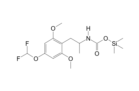 N-[1-(4-Difluoromethoxy-2,6-dimethoxyphenyl)prop-2-yl]carbamic acid TMS