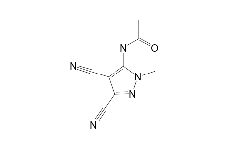 N-(4,5-dicyano-2-methylpyrazol-3-yl)acetamide