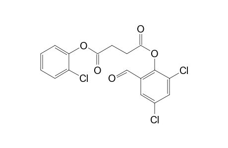 Succinic acid, 2-chlorophenyl 2,4-dichloro-6-formylphenyl ester