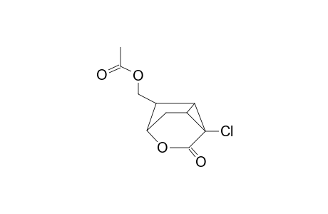 2BETA-ACETOXYMETHYL-6-CHLOROBICYCLO[3.1.0]HEXAN-7,9-CARBOLACTONE