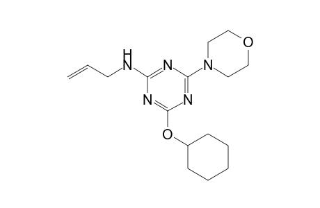 1,3,5-Triazine, 2-allylamino-4-cyclohexyloxy-6-(4-morpholyl)-