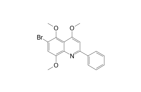 6-BROMO-4,5,8-TRIMETHOXY-2-PHENYLQUINOLINE