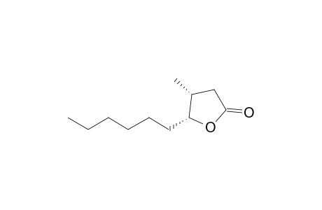 (4R,5R)-5-hexyl-4-methyl-2-oxolanone