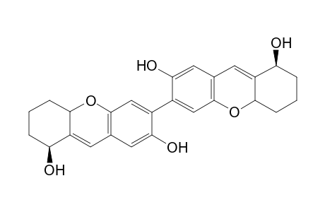 (8S,8'S)-5,7,8,10a,5',7',8',10'a-Octahydro-6H,6'H-[3,3']bixanthenyl-2,8,2',8'-tetraol