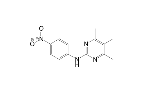 4,5,6-Trimethyl-2-(4-nitroanilino)pyrimidine