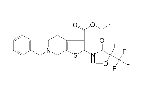 6-(Phenylmethyl)-2-[(2,3,3,3-tetrafluoro-2-methoxy-1-oxopropyl)amino]-5,7-dihydro-4H-thieno[2,3-c]pyridine-3-carboxylic acid ethyl ester
