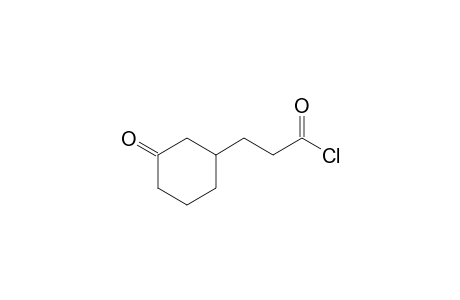 3-(3-ketocyclohexyl)propionyl chloride