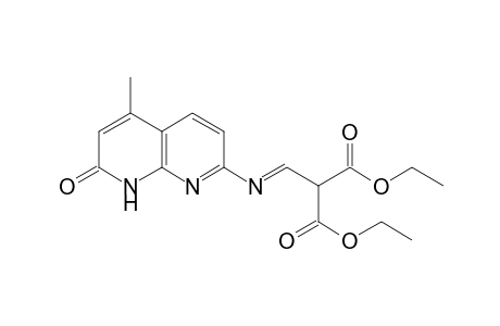 {[(7-hydroxy-5-methyl-1,8-naphthyridin-2-yl)amino]methylene}malonic acid, diethyl ester