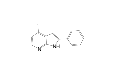 1H-Pyrrolo[2,3-b]pyridine, 4-methyl-2-phenyl-