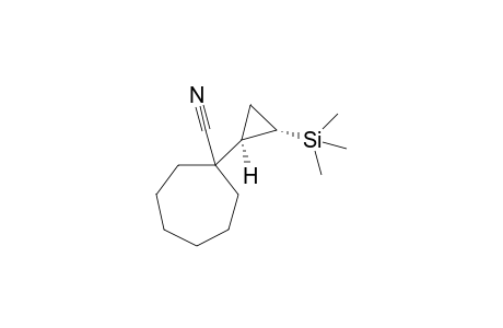 1-[(1R,2S)-2-trimethylsilylcyclopropyl]cycloheptanecarbonitrile