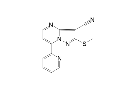 2-(Methylsulfanyl)-7-(2-pyridinyl)pyrazolo[1,5-a]pyrimidine-3-carbonitrile