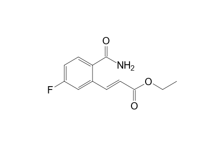 Ethyl (E)-3-(2-Carbamoyl-5-fluorophenyl)acrylate