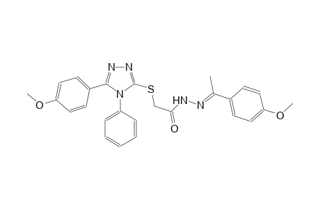 acetic acid, [[5-(4-methoxyphenyl)-4-phenyl-4H-1,2,4-triazol-3-yl]thio]-, 2-[(E)-1-(4-methoxyphenyl)ethylidene]hydrazide