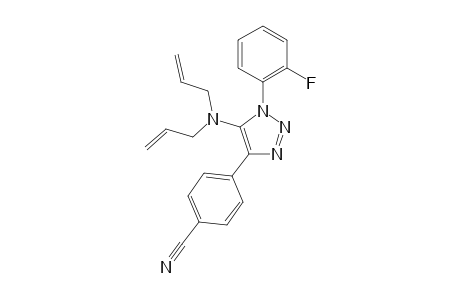 4-(5-(Diallylamino)-1-(2-fluorophenyl)-1H-1,2,3-triazol-4-yl)benzonitrile