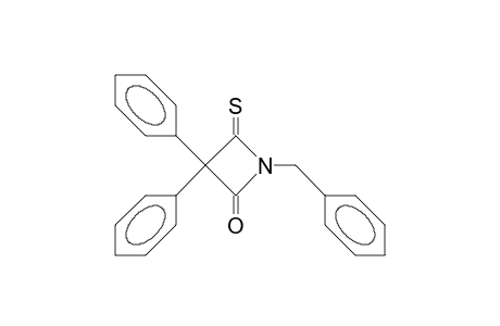 1-Benzyl-3,3-diphenyl-4-thioxo-azetidin-2-one