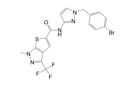1H-thieno[2,3-c]pyrazole-5-carboxamide, N-[1-[(4-bromophenyl)methyl]-1H-pyrazol-3-yl]-1-methyl-3-(trifluoromethyl)-