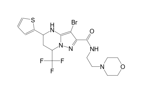 3-bromo-N-[2-(4-morpholinyl)ethyl]-5-(2-thienyl)-7-(trifluoromethyl)-4,5,6,7-tetrahydropyrazolo[1,5-a]pyrimidine-2-carboxamide