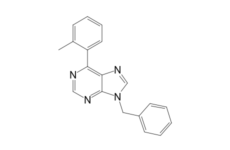 9-Benzyl-6-(2-methylphenyl)purine