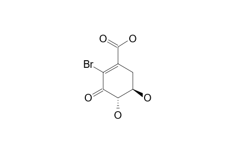 (4S,5R)-2-BROMO-4,5-DIHYDROXY-3-OXOCYCLOHEX-1-ENE-CARBOXYLIC-ACID