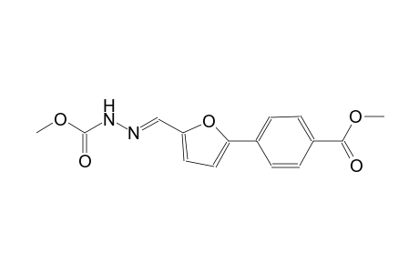 methyl (2E)-2-({5-[4-(methoxycarbonyl)phenyl]-2-furyl}methylene)hydrazinecarboxylate