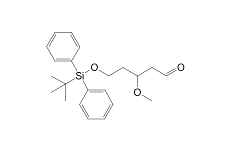 5-(tert-Butyldiphenylsiloxy)-3-methoxypentanal