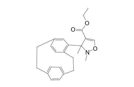 Ethyl 2,3-Dimethyl-3-(4'-[2.2]paracyclophanyl)-2,3-dihydroisoxazole-4-carboxylate