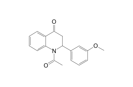1-acetyl-2-(3-methoxyphenyl)-2,3-dihydroquinolin-4(1H)-one