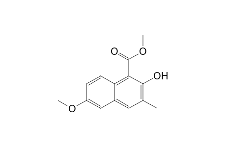 Methyl 6-methoxy-3-methyl-2-hydroxy-1-naphthoate