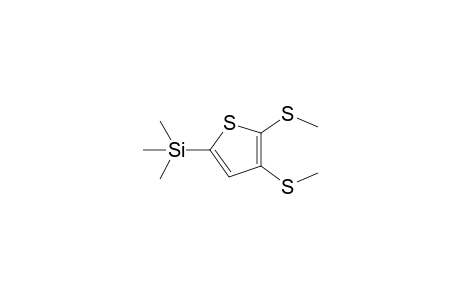 2,3-Bis(methylsulfanyl)-5-(trimethylsilyl)thiophene