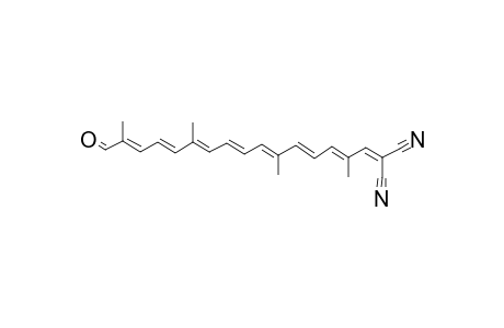 2-(2,6,11,15-tetramethyl-16-oxohexadeca-2,4,6,8,10,12,14-heptaenylidene)malonitrile