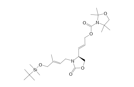 #8;(2E)-3-[(4S)-3-((2E)-4-[[TERT.-BUTYL-(DIMETHYL)-SILYL]-OXY]-3-METHYL-2-BUTENYL)-2-OXO-1,3-OXAZOLIDIN-4-YL]-2-PROPENYL-2,2,4,4-TETRAMETHYL-1,3-OXAZOLIDINE-3-