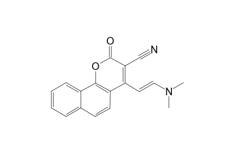 4-(2-Dimethylamino-vinyl)-2-oxo-2H-benzo[h]chromene-3-carbonitrile
