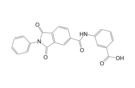 benzoic acid, 3-[[(2,3-dihydro-1,3-dioxo-2-phenyl-1H-isoindol-5-yl)carbonyl]amino]-