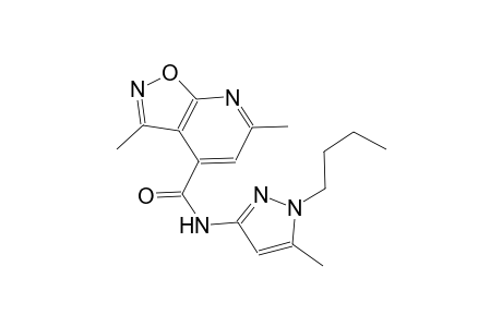 isoxazolo[5,4-b]pyridine-4-carboxamide, N-(1-butyl-5-methyl-1H-pyrazol-3-yl)-3,6-dimethyl-