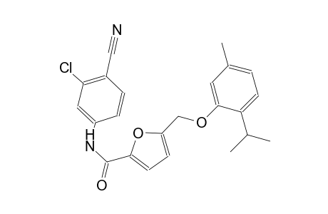N-(3-chloro-4-cyanophenyl)-5-[(2-isopropyl-5-methylphenoxy)methyl]-2-furamide