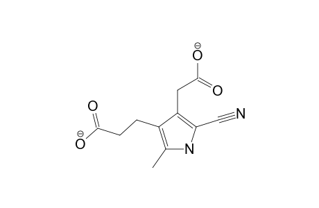 5-CYANO-4-(CARBOXYMETHYL)-2-METHYL-PYRROLE-3-PROPANOIC-ACID