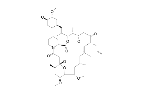 9-DEOXO_FK506;MAJOR_ROTAMER