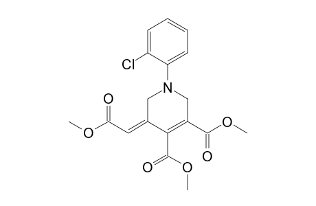 Dimethyl 5-methoxycarbonylmethylene-1-(o-chlorophenyl)-1,2,5,6-tetrahydropyridine-3,4-dicarboxylate