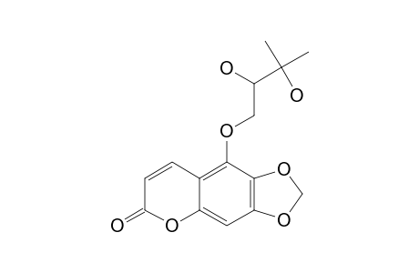 5-(2,3-DIHYDROXY-3-METHYLBUTYLOXY)-6,7-METHYLENEDIOXYCOUMARIN