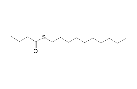 Butyric acid, thio-, S-decyl ester