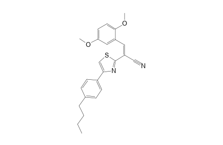 2-[4-(4-butyl-phenyl)-thiazol-2-yl]-3-(2,5-dimethoxy-phenyl)-acrylonitrile